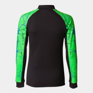 JOMA ELITE IX SWEATSHIRT BLACK FLUOR GREEN