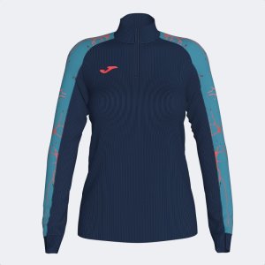 JOMA ELITE IX SWEATSHIRT NAVY TURQUOISE