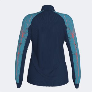 JOMA ELITE IX SWEATSHIRT NAVY TURQUOISE