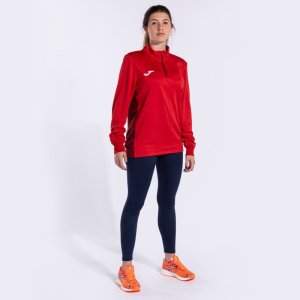 JOMA WOMEN'S WINNER II SWEATSHIRT RED