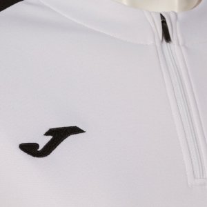 JOMA WOMEN'S ECO CHAMPIONSHIP SWEATSHIRT WHITE BLACK
