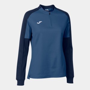 JOMA WOMEN'S ECO CHAMPIONSHIP SWEATSHIRT BLUE NAVY