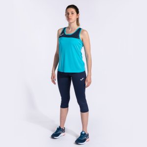 JOMA MONTREAL TANK TOP FLUOR TURQUOISE-NAVY