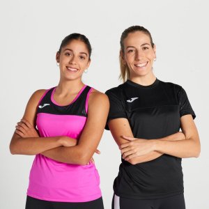 JOMA MONTREAL TANK TOP FLUOR PINK BLACK