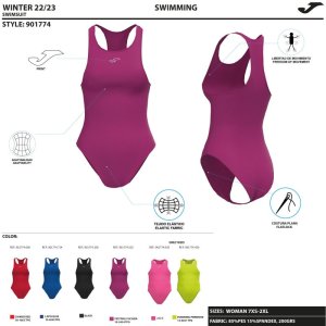 JOMA SPLASH SWIMSUIT RED