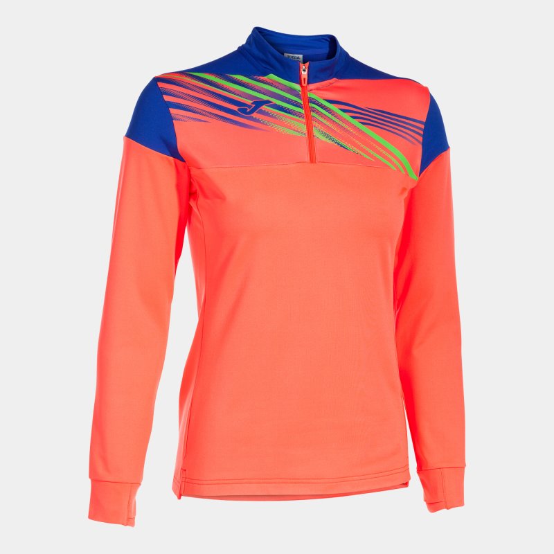 JOMA ELITE X SWEATSHIRT FLUOR CORAL ROYAL