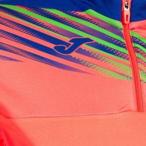 JOMA ELITE X SWEATSHIRT FLUOR CORAL ROYAL