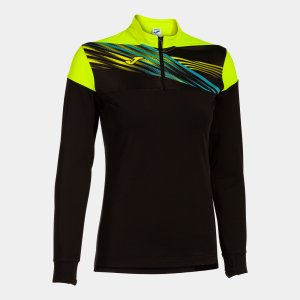 JOMA ELITE X SWEATSHIRT BLACK FLUOR YELLOW