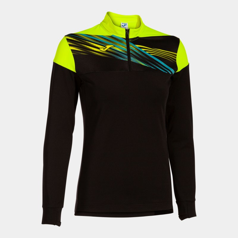 JOMA ELITE X SWEATSHIRT BLACK FLUOR YELLOW