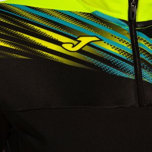 JOMA ELITE X SWEATSHIRT BLACK FLUOR YELLOW