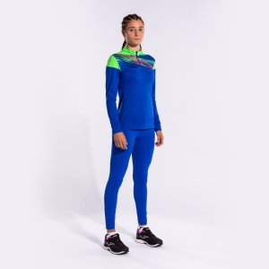 JOMA ELITE X SWEATSHIRT ROYAL FLUOR GREEN