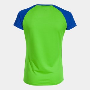 JOMA ELITE X SHORT SLEEVE T-SHIRT FLUOR GREEN ROYAL