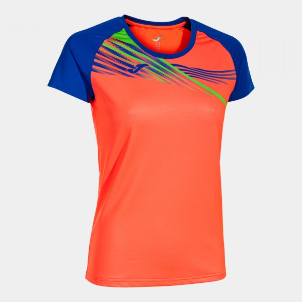 JOMA ELITE X SHORT SLEEVE T-SHIRT FLUOR CORAL ROYAL