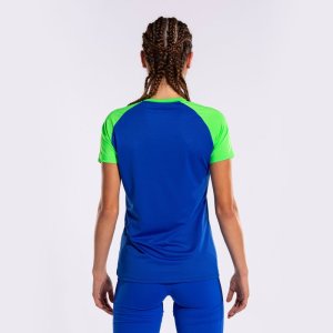 JOMA ELITE X SHORT SLEEVE T-SHIRT ROYAL FLUOR GREEN