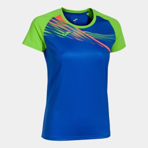 JOMA ELITE X SHORT SLEEVE T-SHIRT ROYAL FLUOR GREEN