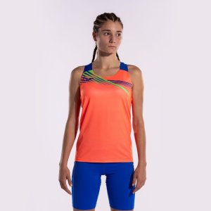 JOMA ELITE X TANK TOP FLUOR CORAL ROYAL