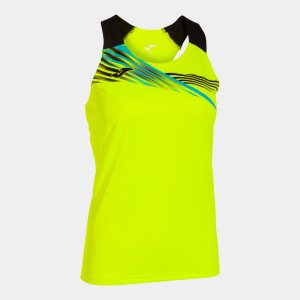 JOMA ELITE X TANK TOP FLUOR YELLOW BLACK