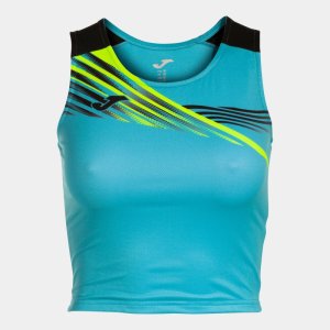 JOMA ELITE X TOP FLUOR TURQUOISE BLACK