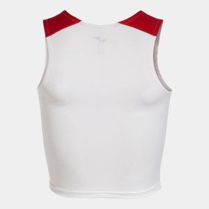JOMA ELITE X TOP WHITE RED