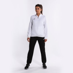 JOMA MONTREAL TRACKSUIT WHITE BLACK