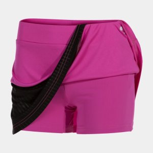 JOMA MONTREAL SKIRT FLUOR PINK BLACK