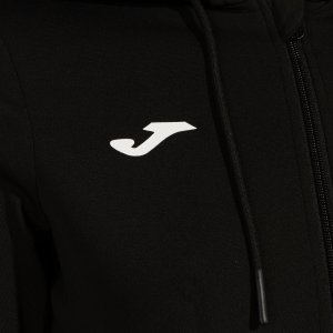 JOMA SCULPTURE II ZIP-UP HOODIE BLACK
