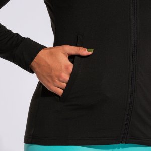 JOMA SCULPTURE II ZIP-UP HOODIE BLACK