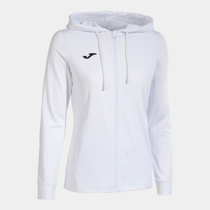 JOMA SCULPTURE II ZIP-UP HOODIE WHITE