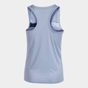 JOMA COURT SLEEVELESS SHIRT SKY BLUE NAVY WHITE