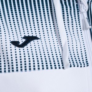 JOMA ECO SUPERNOVA ZIP-UP HOODIE WHITE NAVY