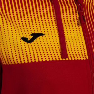 JOMA ECO SUPERNOVA ZIP-UP HOODIE RED YELLOW