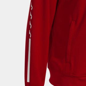 JOMA ECO SUPERNOVA ZIP-UP HOODIE RED YELLOW