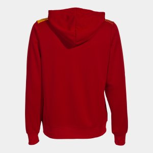 JOMA ECO SUPERNOVA ZIP-UP HOODIE RED YELLOW