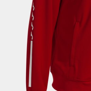 JOMA ECO SUPERNOVA ZIP-UP HOODIE RED YELLOW