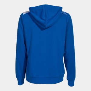 JOMA ECO SUPERNOVA ZIP-UP HOODIE ROYAL WHITE