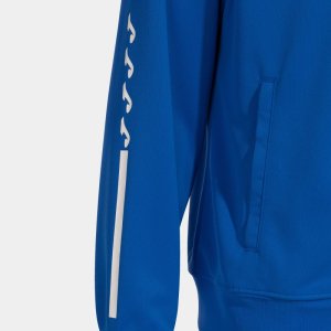 JOMA ECO SUPERNOVA ZIP-UP HOODIE ROYAL WHITE