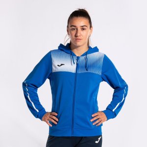 JOMA ECO SUPERNOVA ZIP-UP HOODIE ROYAL WHITE