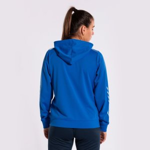 JOMA ECO SUPERNOVA ZIP-UP HOODIE ROYAL WHITE