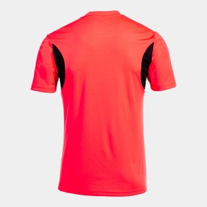 JOMA SHIRT SHORT SLEEVE WINNER III CORAL BLACK