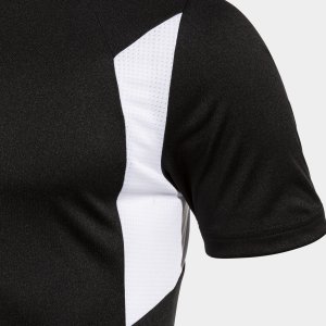 JOMA SHIRT SHORT SLEEVE WINNER III BLACK-WHITE