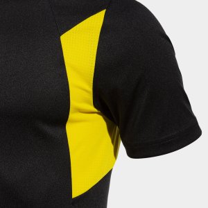 JOMA SHIRT SHORT SLEEVE WINNER III BLACK-YELLOW