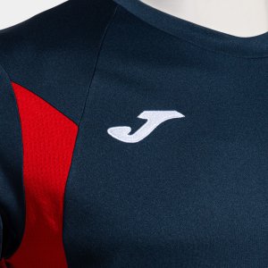 JOMA SHIRT SHORT SLEEVE WINNER III NAVY-RED