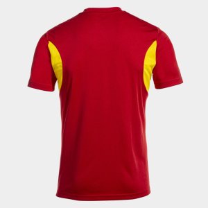 JOMA SHIRT SHORT SLEEVE WINNER III RED-YELLOW