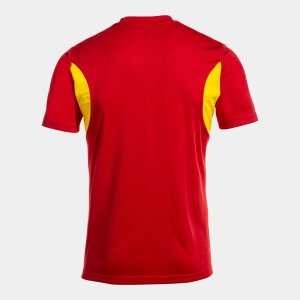 JOMA SHIRT SHORT SLEEVE WINNER III RED-YELLOW