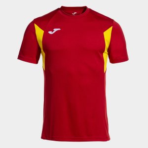 JOMA SHIRT SHORT SLEEVE WINNER III RED-YELLOW