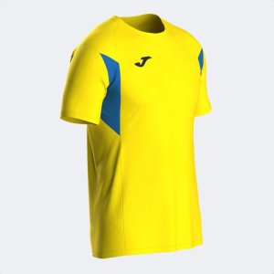 JOMA SHIRT SHORT SLEEVE WINNER III YELLOW-ROYAL