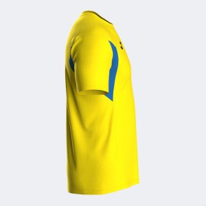 JOMA SHIRT SHORT SLEEVE WINNER III YELLOW-ROYAL