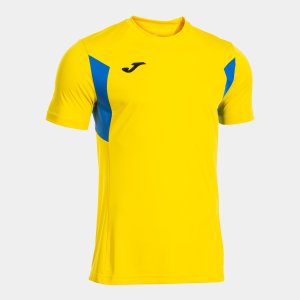 JOMA SHIRT SHORT SLEEVE WINNER III YELLOW-ROYAL