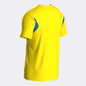 JOMA SHIRT SHORT SLEEVE WINNER III YELLOW-ROYAL