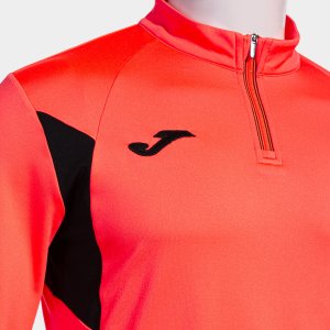 JOMA LONG SLEEVE SHIRT WINNER III CORAL BLACK